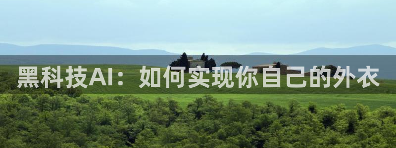 黑科技AI：如何实现你自己的外衣