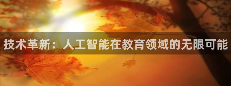 技术革新：人工智能在教育领域的无限可能